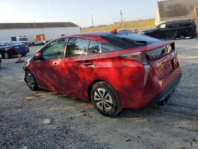 JTDKARFU6G3513119 - 2016 TOYOTA PRIUS წითელი ფოტო 2