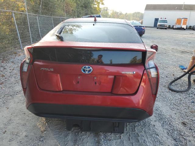 JTDKARFU6G3513119 - 2016 TOYOTA PRIUS წითელი ფოტო 6