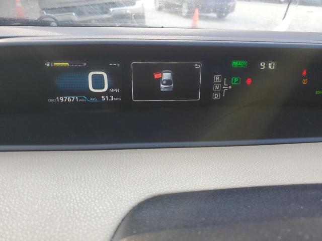 JTDKARFU6G3513119 - 2016 TOYOTA PRIUS წითელი ფოტო 9