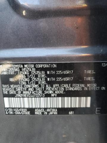 JTMZFREV2JJ732513 - 2018 TOYOTA RAV4 LE Графитовый фото 12