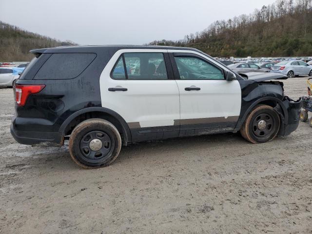 1FM5K8AR7JGC18890 - 2018 FORD EXPLORER POLICE INTERCEPTOR Bicolor foto 3