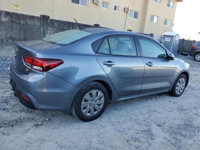 3KPA24AB0KE242870 - 2019 KIA RIO S GRAY photo 3