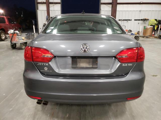 3VWDP7AJ0DM377926 - 2013 VOLKSWAGEN JETTA SE GRAY photo 6