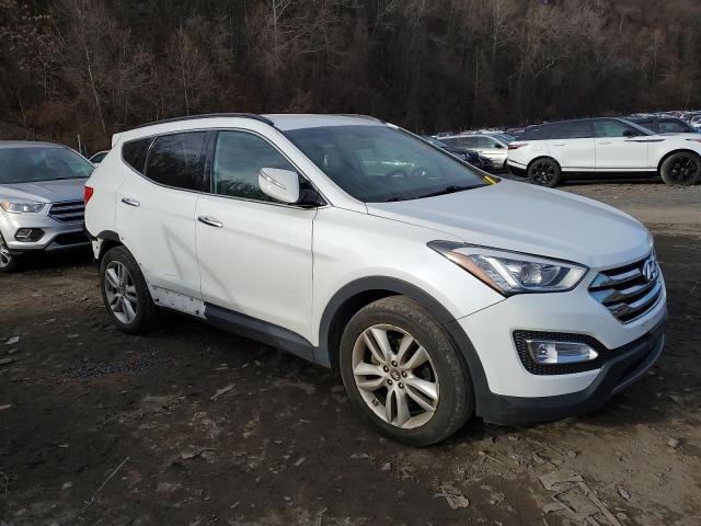 5XYZUDLA1EG217405 - 2014 HYUNDAI SANTA FE S WHITE photo 4