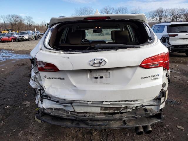 5XYZUDLA1EG217405 - 2014 HYUNDAI SANTA FE S WHITE photo 6