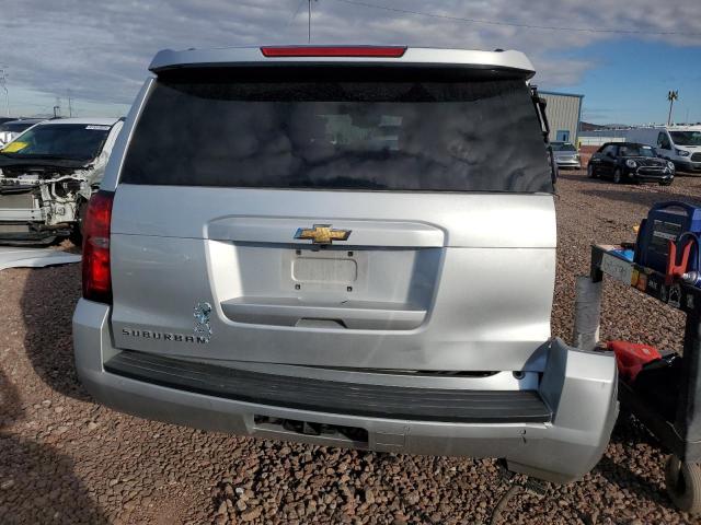 1GNSKHKC5KR124358 - 2019 CHEVROLET SUBURBAN K1500 LT SILVER photo 6