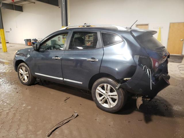 JN8AS5MV0DW631758 - 2013 NISSAN ROGUE S BLUE photo 2