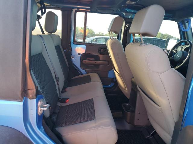 1J4HA3H10AL150800 - 2010 JEEP WRANGLER U SPORT Синий фото 10