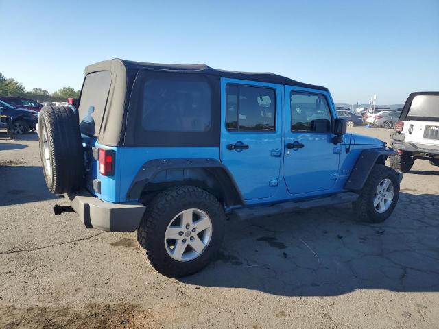 1J4HA3H10AL150800 - 2010 JEEP WRANGLER U SPORT Синий фото 3