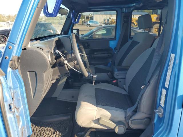 1J4HA3H10AL150800 - 2010 JEEP WRANGLER U SPORT Синий фото 7