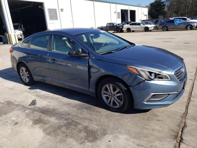 5NPE24AF9GH299317 - 2016 HYUNDAI SONATA SE BLUE photo 4