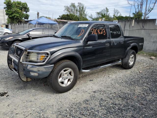 5TEGM92N21Z847023 - 2001 TOYOTA TACOMA DOUBLE CAB PRERUNNER BLACK photo 1
