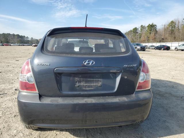 KMHCM36C39U118324 - 2009 HYUNDAI ACCENT GS GRAY photo 6