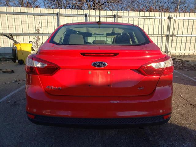 1FAHP3F22CL234044 - 2012 FORD FOCUS SE RED photo 6