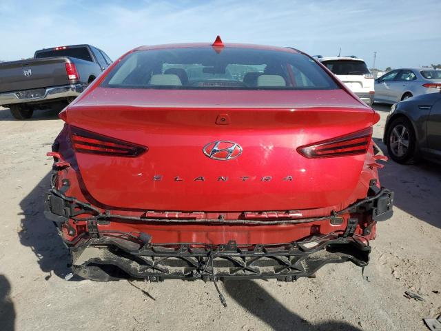 5NPD84LF0LH561954 - 2020 HYUNDAI ELANTRA SEL RED photo 6