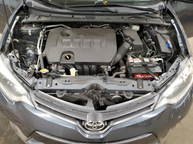 2T1BURHE8GC703671 - 2016 TOYOTA COROLLA L GRAY photo 11