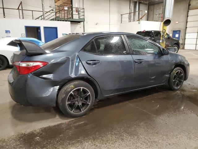 2T1BURHE8GC703671 - 2016 TOYOTA COROLLA L GRAY photo 3