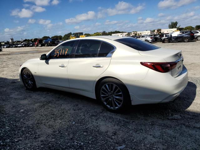 JN1EV7AP6JM353688 - 2018 INFINITI Q50 LUXE WHITE photo 2