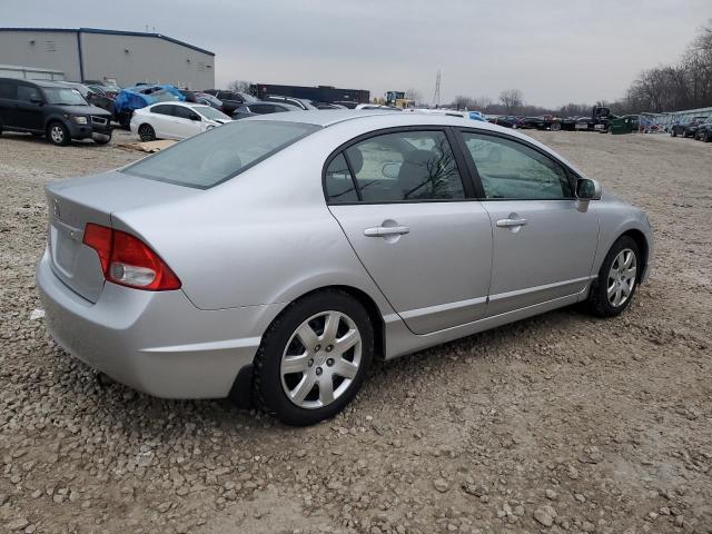 19XFA15539E005862 - 2009 HONDA CIVIC LX SILVER photo 3