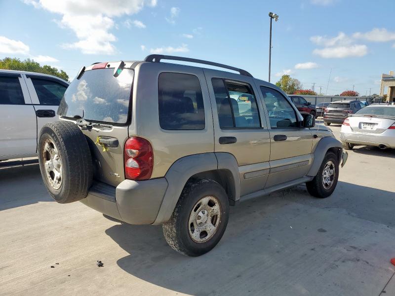 1J4GK48KX7W605506 - 2007 JEEP LIBERTY SPORT Світло-коричневий фото 3