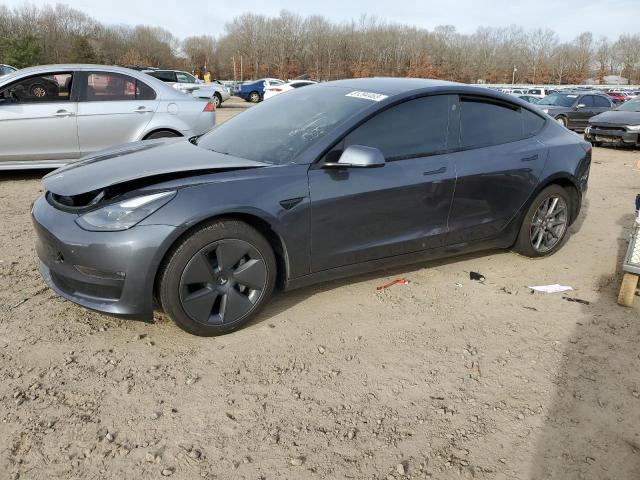 5YJ3E1EBXNF111680 - 2022 TESLA MODEL 3 CHARCOAL photo 1