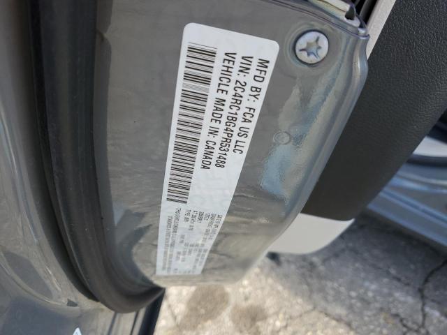 2C4RC1BG4PR531488 - 2023 CHRYSLER PACIFICA TOURING L GRAY photo 13
