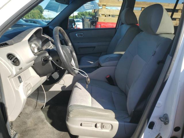 5FNYF4H49BB097218 - 2011 HONDA PILOT EX WHITE photo 7