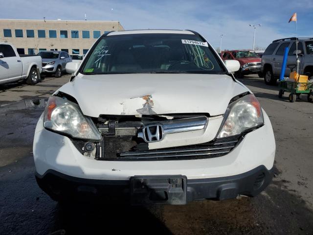 5J6RE48799L047549 - 2009 HONDA CR-V EXL WHITE photo 5