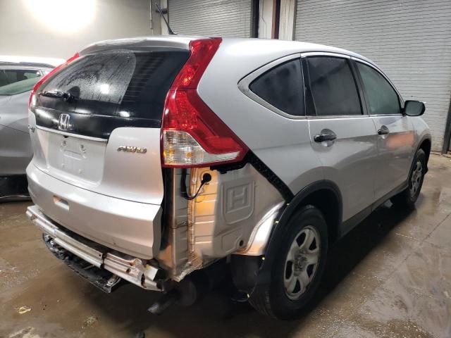 2HKRM4H31EH723075 - 2014 HONDA CR-V LX SILVER photo 3