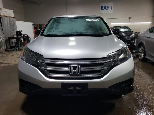 2HKRM4H31EH723075 - 2014 HONDA CR-V LX SILVER photo 5