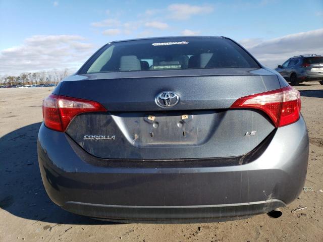 2T1BURHE5HC812476 - 2017 TOYOTA COROLLA L GRAY photo 6