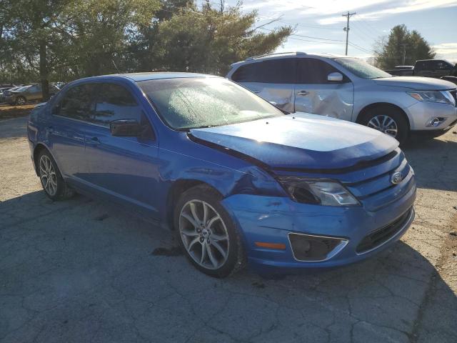 3FAHP0HA9BR171995 - 2011 FORD FUSION SE BLUE photo 4