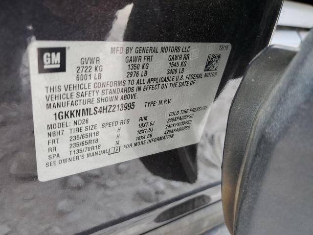 1GKKNMLS4HZ213995 - 2017 GMC ACADIA SLT-1 石墨色 照片 12