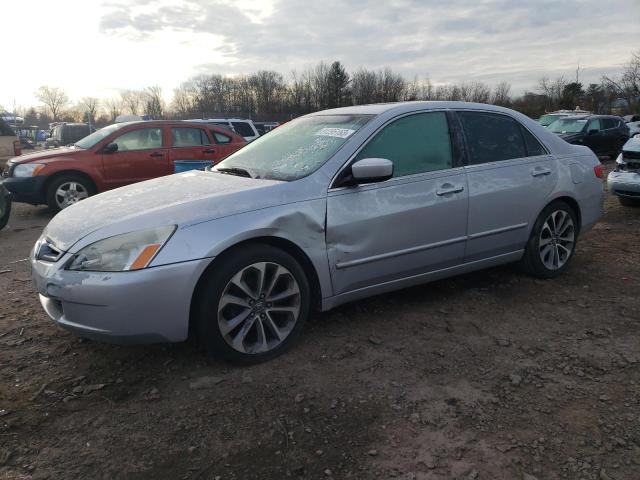 1HGCM56755A006835 - 2005 HONDA ACCORD EX SILVER photo 1