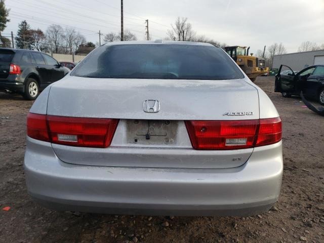 1HGCM56755A006835 - 2005 HONDA ACCORD EX SILVER photo 6