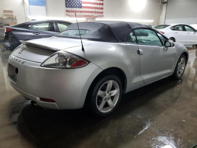 4A3AL25F47E070373 - 2007 MITSUBISHI ECLIPSE SPYDER GS SILVER photo 3