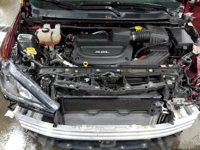2C4RC1EGXHR652832 - 2017 CHRYSLER PACIFICA TOURING L PLUS RED photo 12