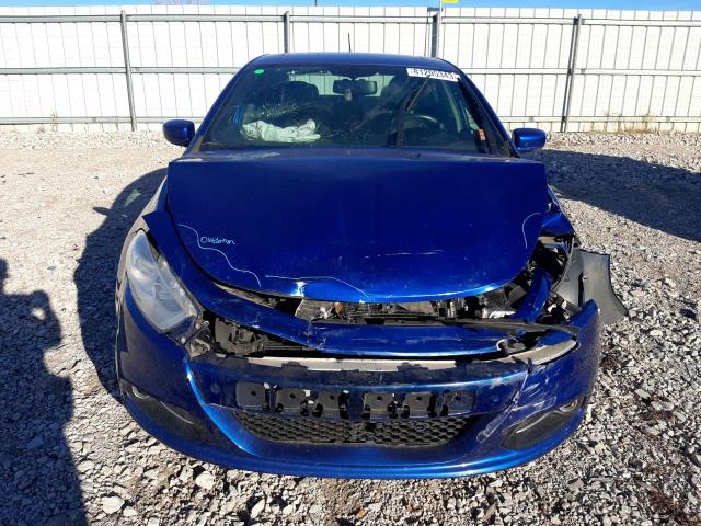 1C3CDFCA2DD182277 - 2013 DODGE DART LIMITED BLUE photo 5