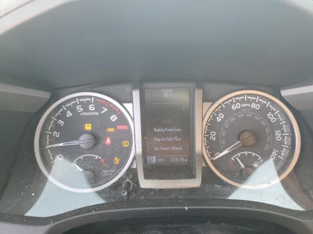 3TMAZ5CN4LM116656 - 2020 TOYOTA TACOMA DOUBLE CAB GRAY photo 9