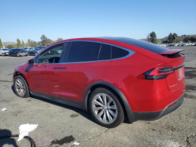 5YJXCBE22HF044770 - 2017 TESLA MODEL X Qırmızı foto 2