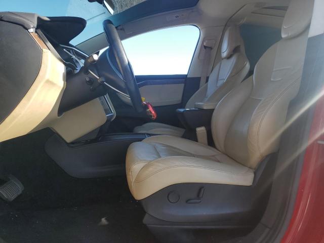 5YJXCBE22HF044770 - 2017 TESLA MODEL X Qırmızı foto 7