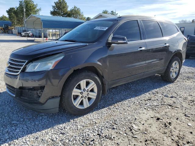 1GNKVHKD2EJ116995 - 2014 CHEVROLET TRAVERSE LT GRAY photo 1