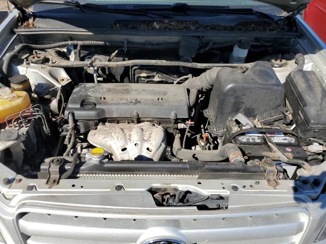 JTEHD21A260042183 - 2006 TOYOTA HIGHLANDER ვერცხლისფერი ფოტო 12