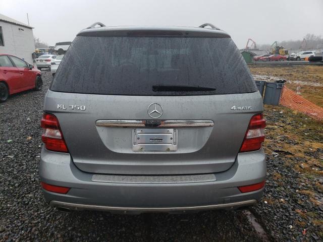 4JGBB8GBXBA625393 - 2011 MERCEDES-BENZ ML 350 4MATIC GRAY photo 6