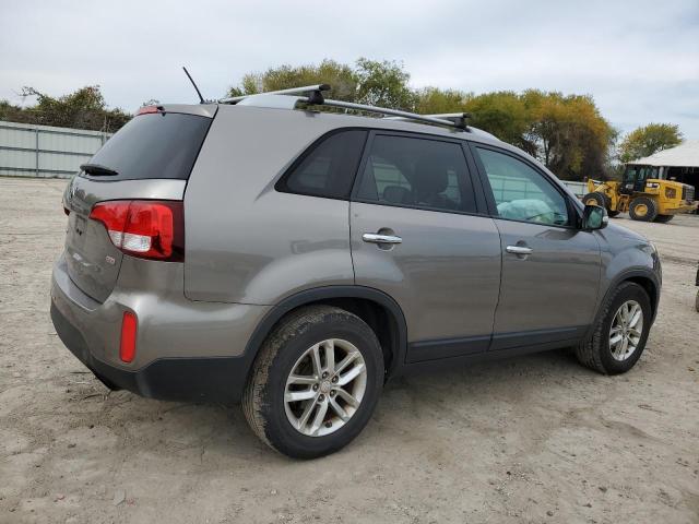 5XYKT3A66FG661975 - 2015 KIA SORENTO LX BROWN photo 3