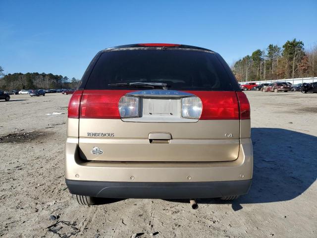 3G5DA03L26S656231 - 2006 BUICK RENDEZVOUS CX GOLD photo 6