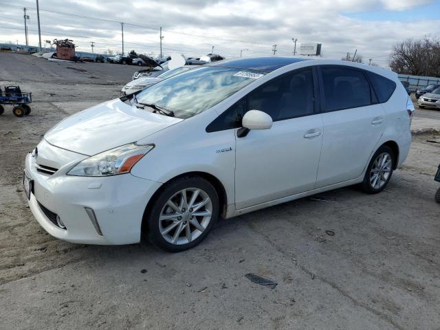 JTDZN3EU3E3307853 - 2014 TOYOTA PRIUS V WHITE photo 1