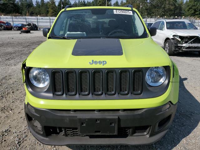 ZACCJBAB8HPG10255 - 2017 JEEP RENEGADE SPORT GREEN photo 5