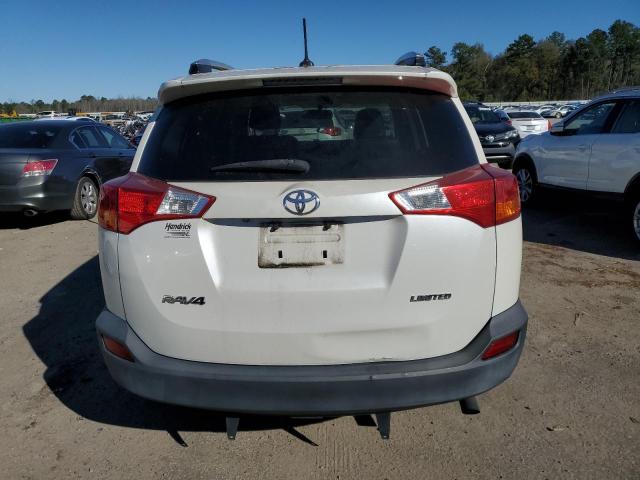 2T3YFREV2DW055612 - 2013 TOYOTA RAV4 LIMITED WHITE photo 6