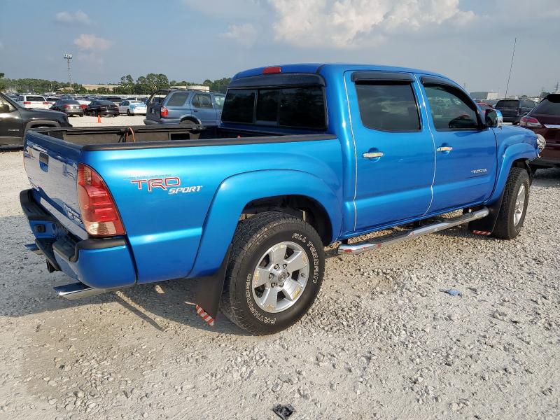 5TEJU62N37Z354934 - 2007 TOYOTA TACOMA DOUBLE CAB PRERUNNER BLUE photo 3
